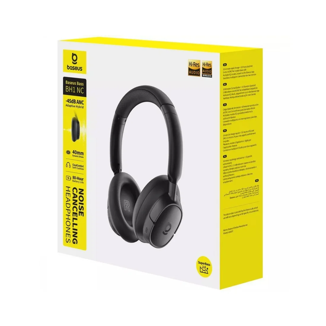 Наушники Baseus Bass BH1 NC Black (A0203703) - фото 3