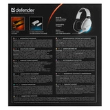 Наушники-гарнитура беспроводные Defender Phantom PRO белый - фото 10