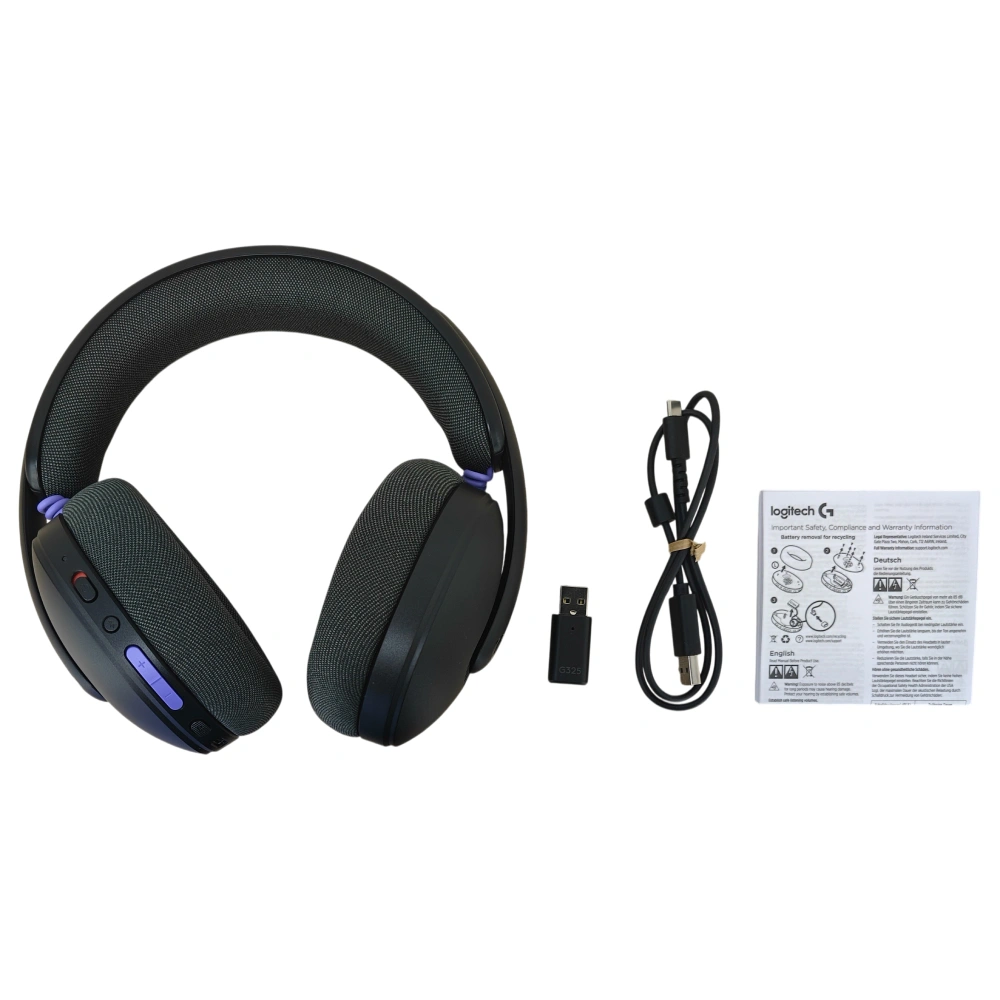 Logitech сымсыз ойын гарнитурасы G325 Lightspeed, Black 981-001524 - фото 8
