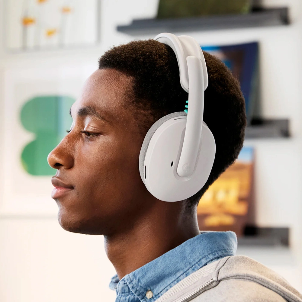 Игровая гарнитура беспроводная Logitech G325 Lightspeed, White 981-001531 - фото 6