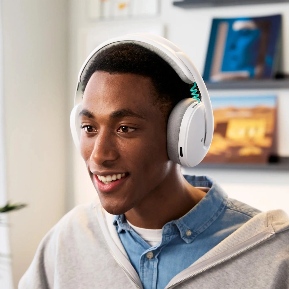 Игровая гарнитура беспроводная Logitech G325 Lightspeed, White 981-001531 - фото 7