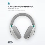 Logitech сымсыз ойын гарнитурасы G325 Lightspeed, White 981-001531 - фото 4