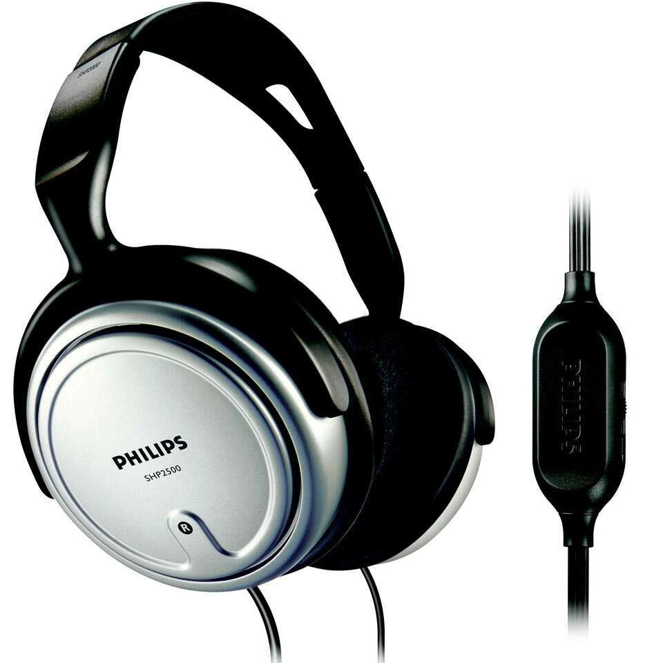 Philips бастары бар құлаққаптары SHP2500/10 Black