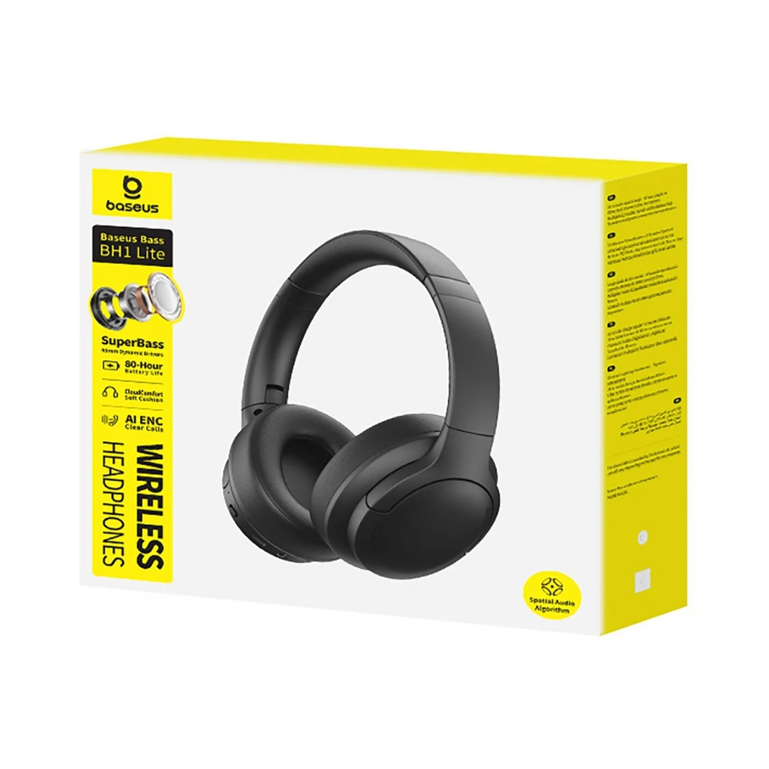 Наушники Baseus Bass BH1 Lite Cosmic Black (A0203C00) A0203C00