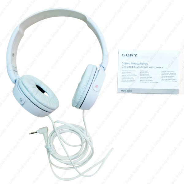 Sony құлаққаптары MDR-ZX110 (White)