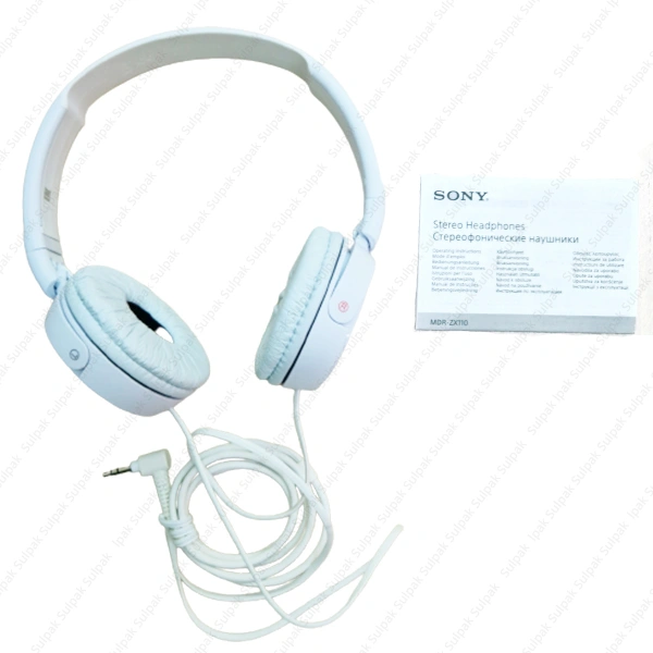 Sony құлаққаптары MDR-ZX110 (White) - фото 5