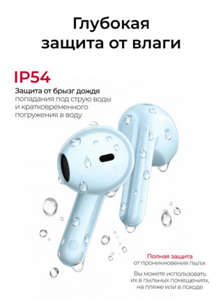 Наушники Redmi Buds 8 Active Blue M2537E1 - фото 4