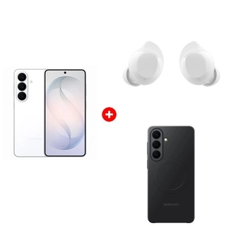 Комплект TWS Наушники Samsung Galaxy Buds Core SM-R410NZWACIS White + Смартфон Samsung Galaxy S26 12/512GB White  + Чехол Samsung для Galaxy S26 Slim Magnet Case 