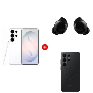 Жиынтық TWS Наушники Samsung Galaxy Buds Core SM-R410NZKACIS Black + Смартфон Samsung Galaxy S26 Ultra 12/512GB White + Чехол для смартфона Samsung Galaxy S26 Ultra Slim Magnet Case 