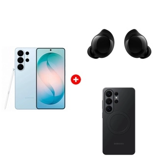 Жиынтық TWS Наушники Samsung Galaxy Buds Core SM-R410NZKACIS Black + Смартфон Samsung Galaxy S26 Ultra 12/512GB Sky blue + Чехол для смартфона Samsung Galaxy S26 Ultra Slim Magnet Case 