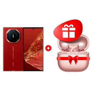 Жиынтық TWS Наушники HUAWEI FreeClip2 Rose Gold Robin-T11 + Смартфон Huawei Mate XT Red Mate XT Red 
