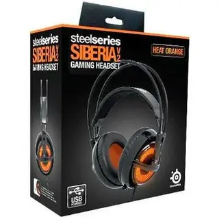 Игровые наушники SteelSeries Siberia v2 Full-Size Heat Orange 51141