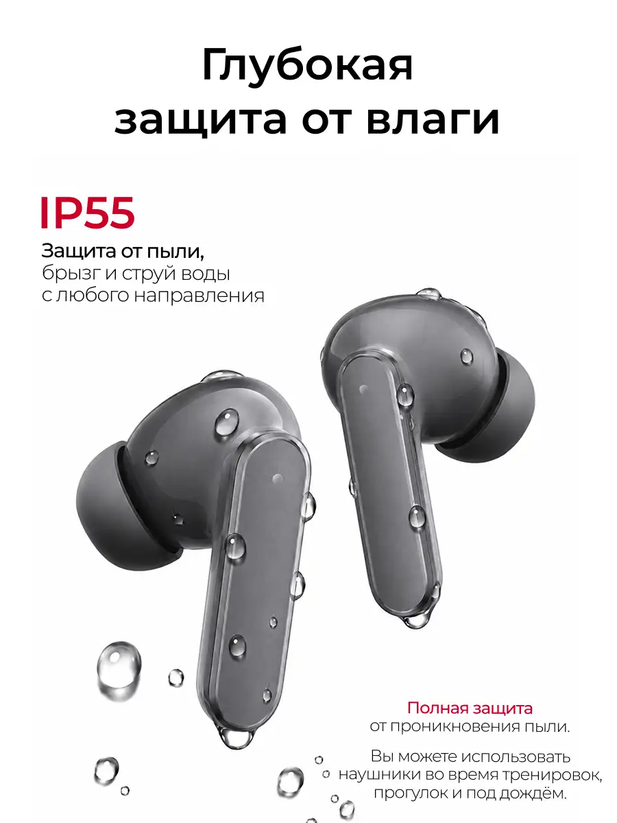 TWS наушники Realme Buds Air 8 Grey - фото 4