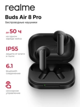TWS наушники Realme Buds Air 8 Pro Black - фото 2