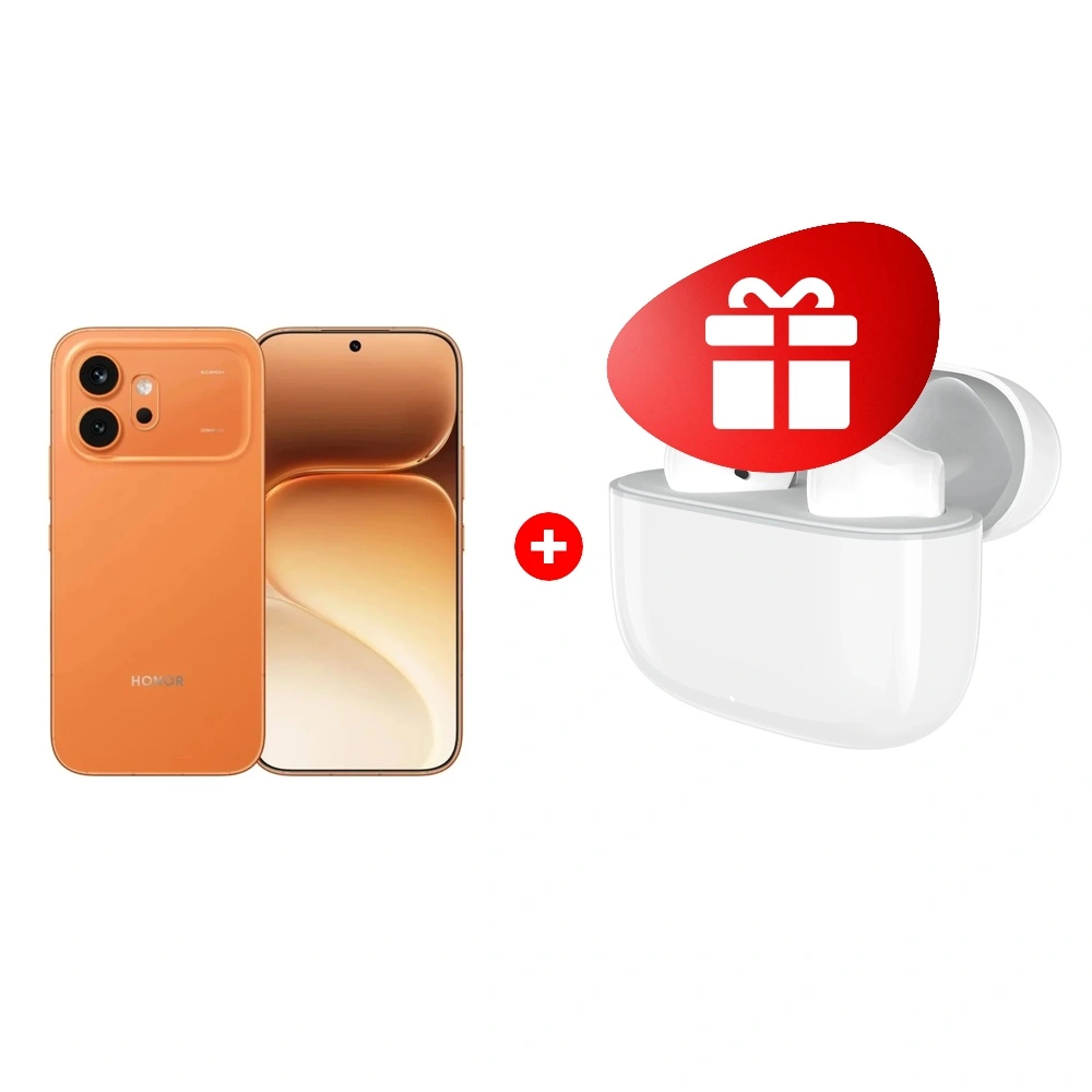 Жиынтық HONOR CHOICE Earbuds X7 Play white + HONOR 600 8/256GB Orange 