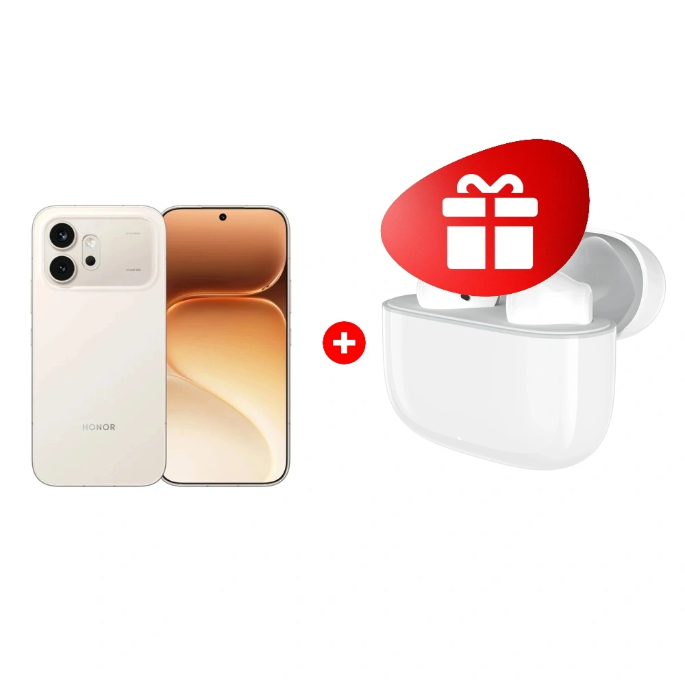 Жиынтық HONOR CHOICE Earbuds X7 Play white + HONOR 600 8/512GB Golden White 