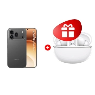 Комплект HONOR CHOICE Earbuds X8 white + HONOR 600 Pro 12/512GB Black 
