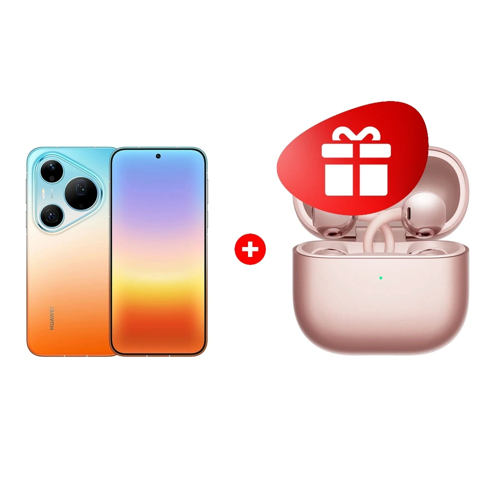 Жиынтық HUAWEI FreeClip2 Rose Gold Robin-T11 + HUAWEI Pura 90s Pro Max 12/512GB Orange Ocean 