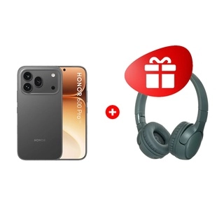 Комплект HONOR Choice Headphones lite grey + HONOR 600 Pro 12/512GB Black 
