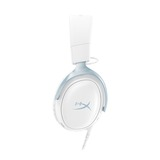 Гарнитура HyperX Cloud III - Gaming Headset (White-blue) DF7F1AA Cloud III White-Blue DF7F1AA - фото 2
