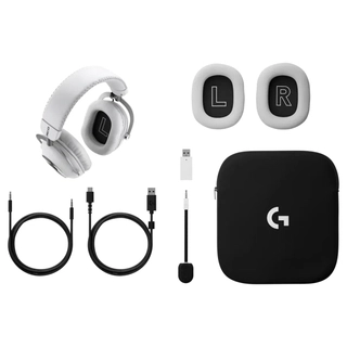 Игровая беспроводная гарнитура Logitech G PRO X 3 LIGHTSPEED 981-001748 White - фото 6