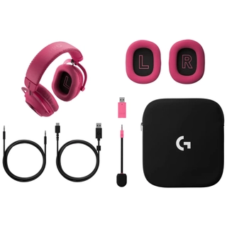 Игровая беспроводная гарнитура Logitech G PRO X 3 LIGHTSPEED 981-001756 Magenta - фото 5