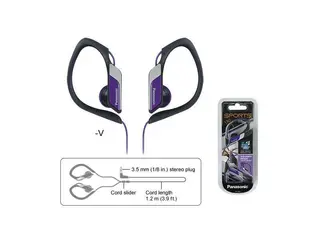 Наушники клипсы Panasonic RP-HS34E-V Purple