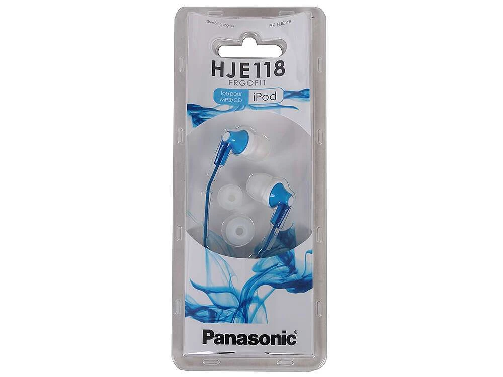 Наушники Panasonic RP-HJE118GU (Blue) - фото 3