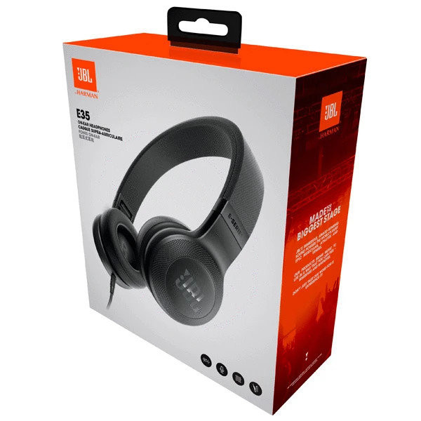 Наушники вкладыши JBL JBLE35BLK (Black) - фото 3