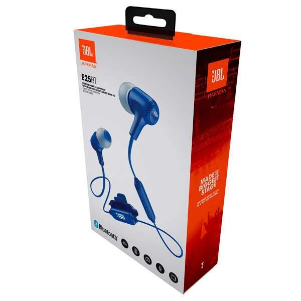 Наушники вкладыши JBL JBLE25BTBLU (Blue) - фото 2