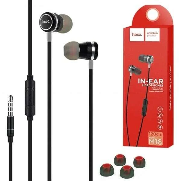 Hoco ішкі құлақаспап M16 (Black) - фото 4