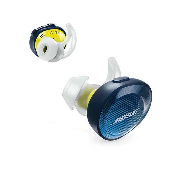 Беспроводные наушники Bose SoundSport Free Navy/Citron - фото 4