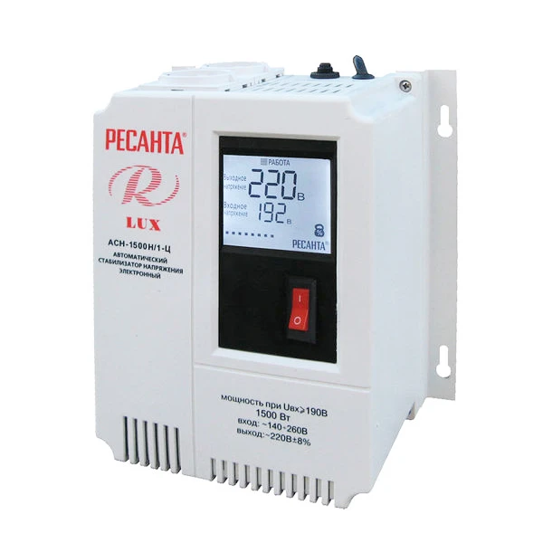 Стабилизатор цифровой Ресанта АСН 1500/1 Ц LUX