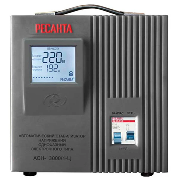Стабилизатор цифровой Ресанта 3000/1 АСН Ц