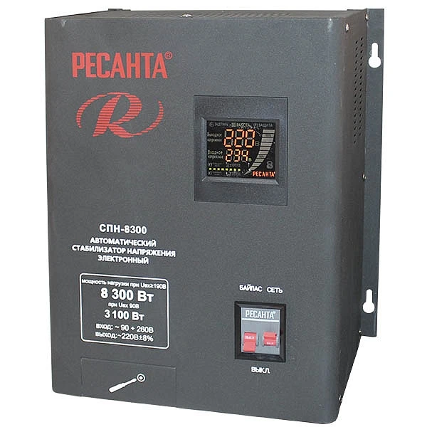 Стабилизатор цифровой Ресанта 8300-СПН