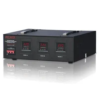 Стабилизатор трехфазный Ресанта АСН-4500/3-ЭМ