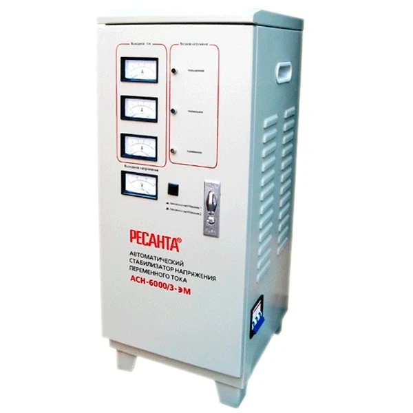 Стабилизатор трехфазный Ресанта 6 000/3 АСН ЭМ