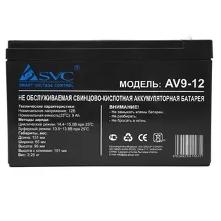 Защита электропитания SVC AV9-12 12В 9 Ач