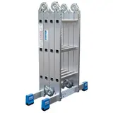 Стремянка-трансформер KRAUSE STABILO, четырехсекционная, шарнирная, 4 перекладины  - фото 2