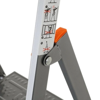 Стремянка Nika СМ5, широкие ступени, высота до рабочей площадки 1065 мм, 5 ступеней - фото 6