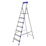 Стремянка Nika СМ7, металлическая, высота до рабочей площадки 1510 мм, 7 ступеней  - фото 2