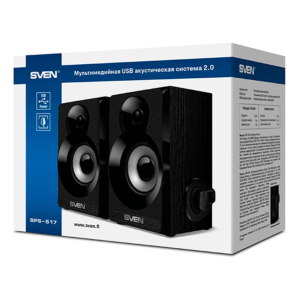 Компьютерные колонки SVEN SPS-517 - фото 4