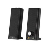 Компьютерные колонки 2E PCS203BK, 2.0, USB, Metal Black