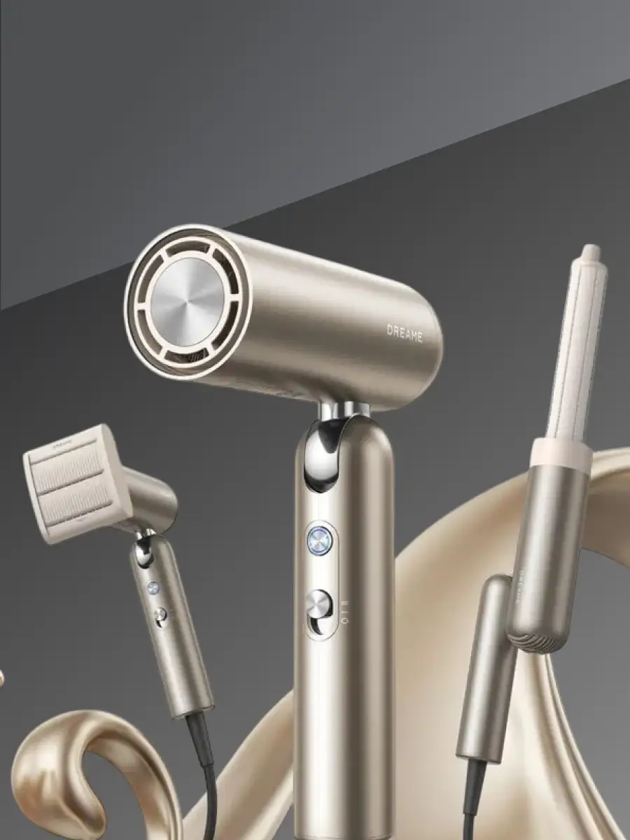 Фен-Стайлер Dreame AHD51 Pocket Gold - фото 9