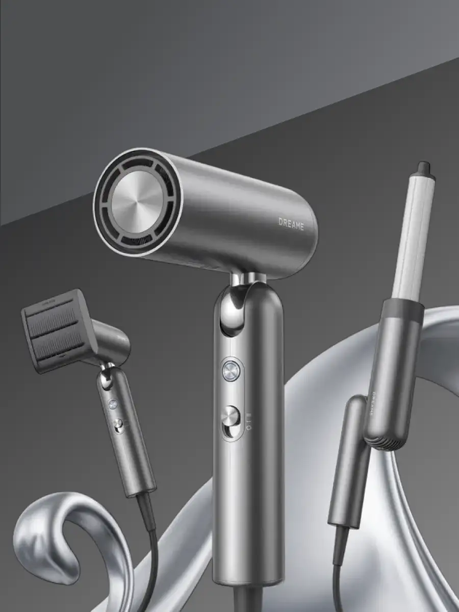 Фен-Стайлер Dreame AHD51 Pocket Gray - фото 9