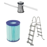 Каркасный бассейн Bestway Power Steel Rectangular (412 х 201 х 122 см) - фото 4