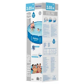 Бассейн каркасный Bestway Steel Pro 305х76см, 4678л (56677)