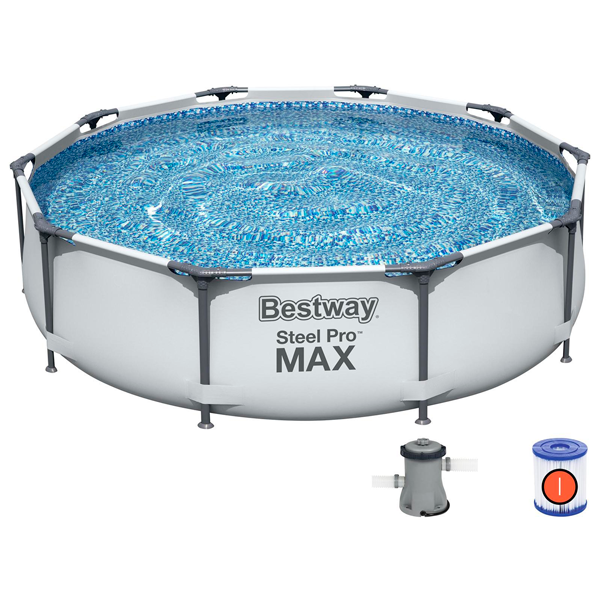 Бассейн каркасный Bestway Steel Pro Max 305х76см, 4678л (56408)