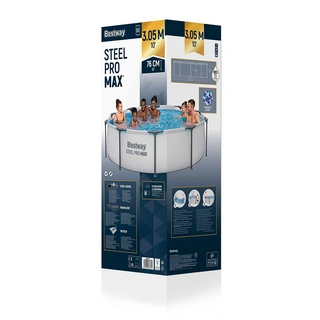 Bestway жақтау бассейні Steel Pro Max 305х76см, 4678л (56408) - фото 4
