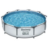 Бассейн каркасный Bestway Steel Pro Max 305х76см, 4678л (56406) - фото 2
